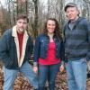 Behind the Scenes of CAMP BLOOD FIRST SLAUGHTER from Polonia Brothers / Sterling Entertainment: (left to right): Actors James Carolus, Kelsey Kaufmann and Jeff Kirkendall.