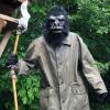Jeff Kirkendall as the "good ape" Trask in EMPIRE OF THE APES from Polonia Brothers / Sterling Entertainment.