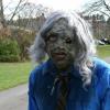 Jeff Kirkendall as a zombie on the set of the feature film BIGFOOT VS. ZOMBIES from Polonia Brothers Entertainment.