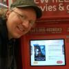 AMITYVILLE EXORCISM actor Jeff Kirkendall standing in front of a local Redbox. The horror thriller from Polonia Brothers Entertainment debuts in Redbox nationwide on 6/6/17!