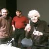 Left to right: Bruce G. Hallenbeck, Jeff Kirkendall, Joe Bagnardi and Besty Palmer at The New York State Museum 2nd Annual Classic Horror Movie Festival,   November 11th, 2006.
