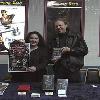 Actress Jennifer Birn and filmmaker Jeff Kirkendall at The Blood, Fangs & Claws Halloween Film Fest at The Madison Theater, Albany, NY on October 31st, 2006.