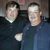 Joe Bagnardi and Ron Rausch at the Upstate New York Area Premiere of JB Productions' anthology horror movie THE EDGE OF REALITY at Broadway Joe's Theatre Grill, September 19th, 2003.