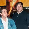 Gary Secor and Joe Bagnardi at the Upstate New York Area Premiere of JB Productions' anthology horror movie THE EDGE OF REALITY at Broadway Joe's Theatre Grill, September 19th, 2003.
