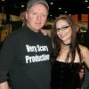 Rock And Shock 2013 - Hanging out with actress and model Sarah Michelle.