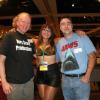 FantaCon 2015, Empire State Plaza, Albany NY - Actor James Carolus and I with our friend actress / model Sarah Michelle, who was a guest at the show. Look for her in the indie horror movie GILGAMESH.