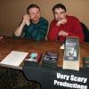 Timothy Hatch and James Carolus at Roccon Hudson Valley 2013 – From the Roccon Hudson Valley Sci-Fi/Comics/Anime/Gaming convention in Poughkeepsie, NY. At the Very Scary Productions vendor table.