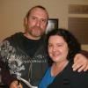 Jennifer Birn (a talented actress who has appeared in most of my movies) with musician Colin Hay - solo artist and lead singer of rock group Men at Work - after his May 8th, 2010 performance at The Egg in Albany, NY.